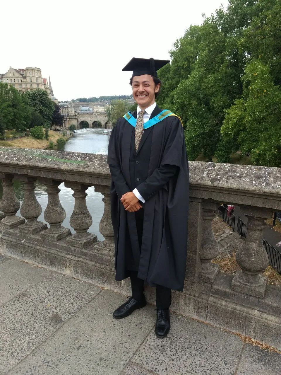 Marcus Rees at his graduation
